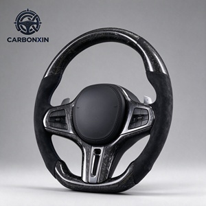 Volant en fibre de carbone pour BMW X6 G06 X7 G07 G16 Série 8 G87 M2 M1 M2 LCI F80 M3 G80 E46 E93 E92 E9x M4 F82 G82 - Product Image 2