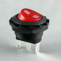 Produits personnalisés 6a 250V on off 2 broches Spst Mini interrupteur à bascule rond 20a interrupteur marche-arrêt interrupteur à bascule avec couvercle de sécurité
