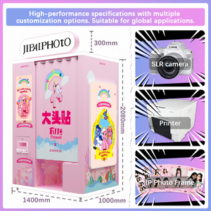 ตู้ถ่ายรูปอัตโนมัติแบบไร้เงินสด JIPAI สำหรับห้างสรรพสินค้า คิดค่าบริการตามจำนวนภาพที่พิมพ์ - Product Image 2