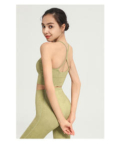 Reggiseno sportivo con lavaggio personalizzato per donne che corrono da palestra indossare senza filo per raccogliere la canotta Yoga Anti-vibrazione Anti-assorbimento del reggiseno Fitness - Product Image 5