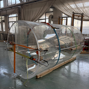 Livraison rapide, aquarium cylindrique transparent personnalisé de <span class=keywords><strong>125</strong></span> gallons, décoration pour betta - Product Image 5