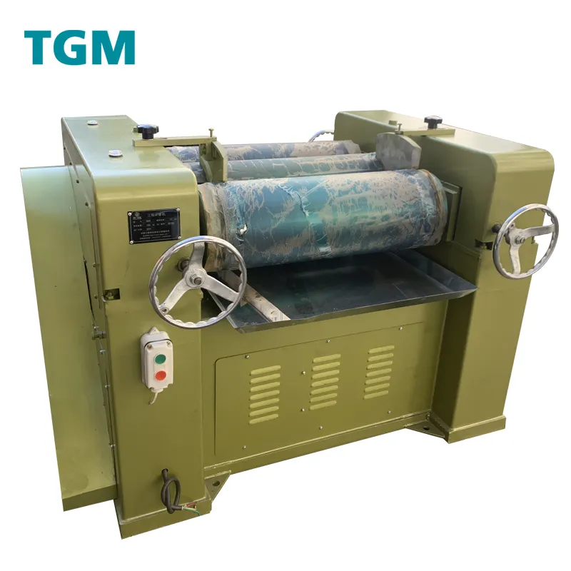 Three Roll Mill for Grinding Inks Coatings Putty Triple Roller Mill