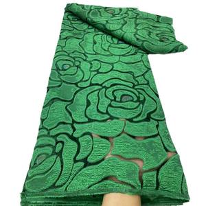 新しいオーガンザジャカード生地、アフリカンドレス生地 - Product Image 4