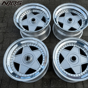 ล้อแม็กซ์ NJQS 2 ชิ้น 3 ชิ้น 6061 T6 5x114.3 17 18 19 20 นิ้ว 5X112 5X120 5X120.65 สำหรับ 1980 <span class=keywords><strong>308</strong></span> GTSi BMW ล้อฟอร์จหรูหรา - Product Image 2