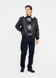 Pull à col roulé classique pour <span class=keywords><strong>homme</strong></span> en mélange de laine mérinos fine pour un look maritime intemporel - Product Image 5