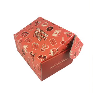 制造商大型印刷纸板箱邮寄服装箱瓦楞定制装运箱带标志包装 - Product Image 3