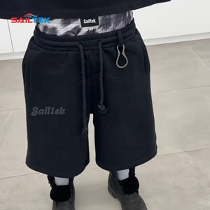 Summer Y2K Streetwear High Quality Sports Drawstring High Waist Running Snow <strong>Leopard</strong> <strong>Print</strong> Double Waist Capris <strong>Shorts</strong> <strong>Men</strong> - Product Image 3