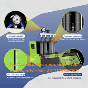 Machine de nettoyage et de test des injecteurs V308 pour voitures et motos, nettoyeur ultrasonique 4 cylindres pour injecteurs GDI 110V 220V - Product Image 2