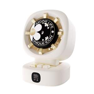 Ventilador de Escritorio sin Aspas con Rociador de Agua y Oscilación Automática de Alta Velocidad, Ventilador Eléctrico Portátil - Product Image 2