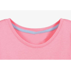 T-shirt à manches courtes col rond pour femme, style streetwear, respirant, écologique, en coton biologique molletonné, 280g - Product Image 2