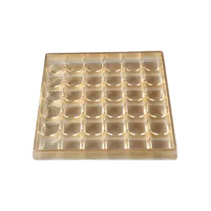Wholesale fashion custom candy tray plastic chocolate and cookies blister packaging tray