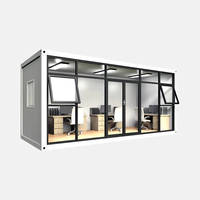 Maisons modulaires en acier de luxe DXH Factory de 20 pieds avec design moderne pour usage extérieur, préfabriquées, une chambre
