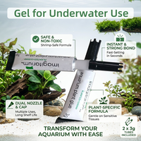 Colle liquide végétale 3g par tube, séchage rapide pour fixer les plantes sur le bois, les roches et les décorations