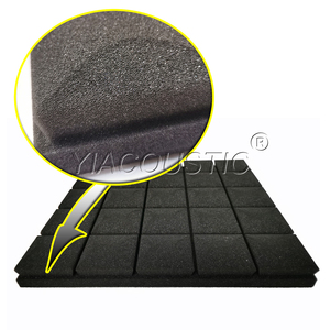 O quadrado high-density 5*5 square a espuma acústica para a redução deabsorção do ruído do teto da parede da sala da música - Product Image 5