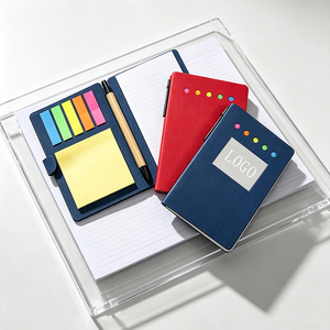 Custom Logo Printed <b>Memo</b> <b>Pad</b> Book with Pen and Sticky Notes Colorful Design for Office Use - Product Image 5