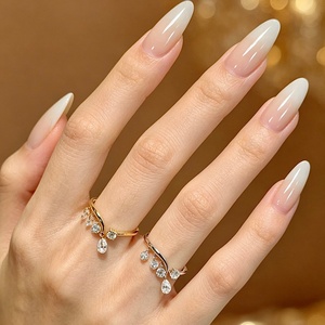 Anillo de Borla Xinfly de Oro Sólido de 18K con Diamante Cultivado en Laboratorio, Perforado con Láser, Colgante, Joyería Móvil AU750, Precio de Fábrica para Fiestas - Product Image 5
