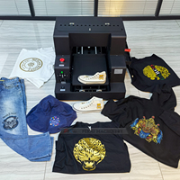 Imprimante DTG automatique A3 PK-3250 colorée avec tête XP600 pour l'impression de vêtements, t-shirts, jeans, chaussures, sacs - Portable et haute vitesse