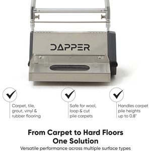Dapper Counter Rotating <b>Brush</b> Commercial <b>Carpet</b> Hard Floor Cleaner 18 In 450 Rpm Quiet 53 Dba Heavy Duty - Product Image 4