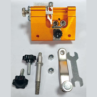 Affûteur de chaîne de tronçonneuse à manivelle, outil de ponçage manuel portable en alliage d'aluminium, OEM pour le travail du bois et le jardinage