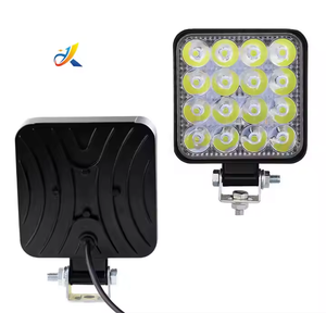 Custom Wide View Super Bright LED Work Spot Light Square Headlight Driving Auxiliary Lamp - Product Image 5