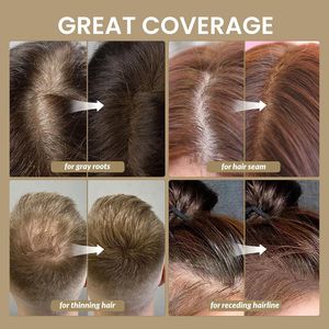 Polvo para Retoque de Raíces con Logotipo Personalizado, Polvo Impermeable para Cubrir la Línea del Cabello, Corrector de Pérdida de Cabello, Polvo para Disimular el Cabello Fino - Product Image 5