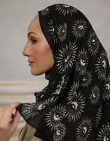 Lo.Love 2025 Écharpe légère en bambou modal personnalisée Vela, coton doux, rayonne viscose, motif floral, jersey numérique uni, hijab musulman