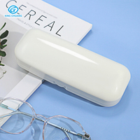 Étui à lunettes en plastique optique boîte à lunettes de lecture colorée emballage boîte à lunettes portable logo personnalisé