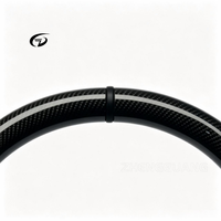 Volant de direction en fibre de carbone véritable personnalisé de luxe, adapté aux modèles Mercedes 809P W223 W205 GLE, directement du fabricant