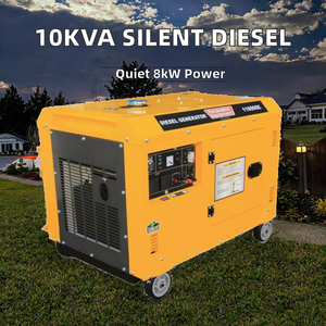 10kva/8kw AC Single Phase Diesel <b>Generator</b> 10.7hp 10.8hp 110V 50Hz <b>Silent</b> Soundproof Engine with ATS - Product Image 2