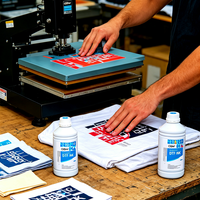 Encre DTF personnalisée OEM pour têtes d'impression Epson I1600U1 DX5 DX7 XP600 TX800 Phantom AUDLEY XEDA ORIC pour imprimantes de découpe de t-shirts