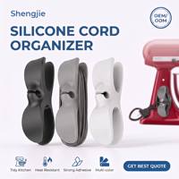 Organisateur de câbles multifonctionnel en silicone pour appareils de cuisine, enrouleur de cordon d'alimentation, gestion et rangement des câbles de charge
