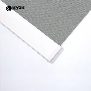 KYOK commercial vinyl dual roller shades wind proof roller blinds