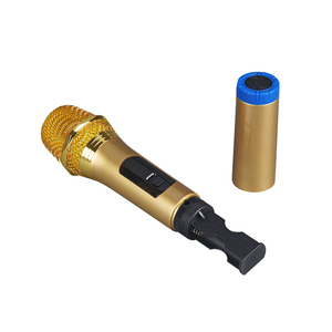 Debra Âm Thanh M21 2-Kênh Kép Cầm Tay Vhf Di Động Hệ Thống Micro Không Dây Thông Minh Năng Động LED Cardioid Cho Nhà Thờ Sống - Product Image 2