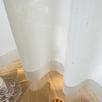 Cortinas De Gasa Para Ssla Blanc Jaune Sheer Net Voile Rideau Rideaux Voilage Pour La Fenêtre Du Salon