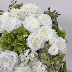 Arrangements de boules de fleurs en soie faites à la main, réalistes et légères, personnalisées, pour les centres de table de mariage, décoration de table - Product Image 4