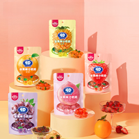 Permen Jus Buah Amos 4d 65g Laris Manis, Permen Eksotis Grosir, Permen Lunak Selai Sandwich Nanas Persik