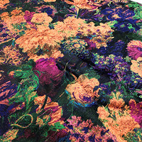 Tissu brocart 100% polyester à vendre chaudement pour robes et costumes pour femmes
