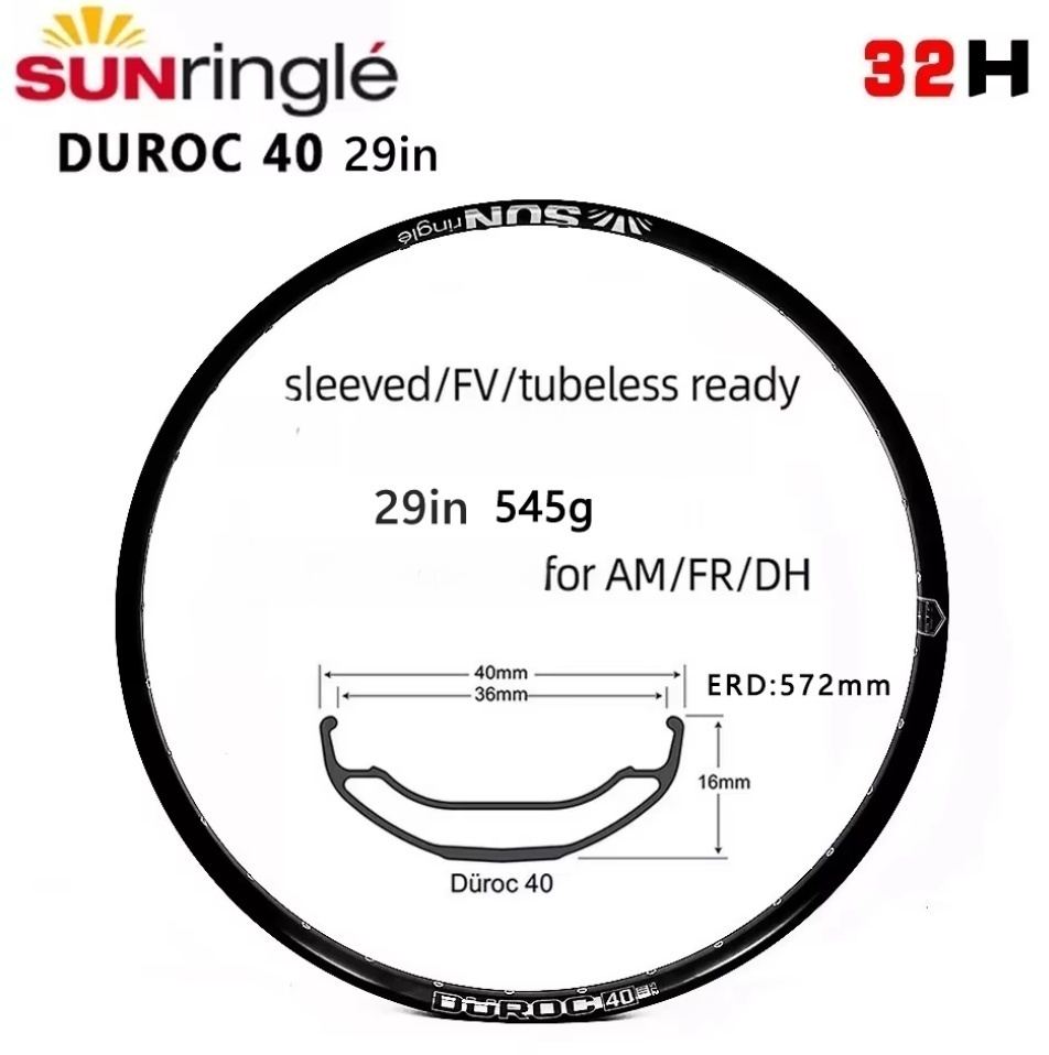 DUROC40 nero 29 pollici 32H