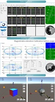 WT901B Sensor Akselerometer 10 sumbu, Inclinometer IMU presisi tinggi untuk pelacakan gerakan kompas elektronik