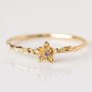 Anillo Ajustable Shescity con 12 Piedras de Nacimiento <span class=keywords><strong>en</strong></span> Latón Chapado <span class=keywords><strong>en</strong></span> Oro, Estilo Moderno y Delicado con Cobre y Circonita para Bodas y Regalos - Product Image 3