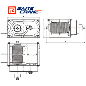 建設現場向け便利な新型電動ウインチ 高速金属ワイヤーロープ吊り上げ コンクリート・鋼材の簡単な取り扱いホイスト - Product Image 4
