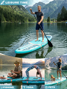 Tabla de <span class=keywords><strong>Paddle</strong></span> <span class=keywords><strong>Surf</strong></span> Inflable Extra Ancha de <span class=keywords><strong>11</strong></span> pies, SUP para Yoga, Pesca y Mascotas, Tabla de <span class=keywords><strong>Paddle</strong></span> <span class=keywords><strong>Surf</strong></span> Estable y Ligera para Principiantes - Product Image 5