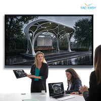 Tableau interactif d'enseignement scolaire en salle 75/85 pouces Android/Windows Edla 4K UHD, tableau blanc interactif AI pour adolescents