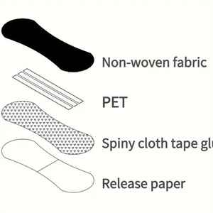 Tiras nasales de seda de bambú para reducir el sondeo, mejor respiración nasal, cinta nasal para aliviar la congestión nasal causada <span class=keywords><strong>por</strong></span> resfriados y alergias - Product Image 3