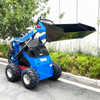 Spedizione Gratuita Mini Skid Steer Loader, Minipala Compatta Economica, Minicargador Agricolo, Pala Compatta Diesel