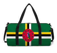 Sac de voyage à bandoulière avec drapeau de Barbade, sac de sport, sac de voyage pour le week-end, confortable et portable, best-seller