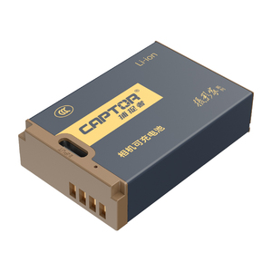 Batería Recargable Tipo-C CAPTOR LP E12 de 7.4V y 750mAh para Cámaras <span class=keywords><strong>Canon</strong></span> EOS <span class=keywords><strong>M50</strong></span>, M100, M10, M20, SX70, KISSX7, 100D SLR - Product Image 2
