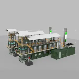 Structure-cadre du système de production d'énergie des déchets de traitement du bambou centrale Biowatt 500 biomasse