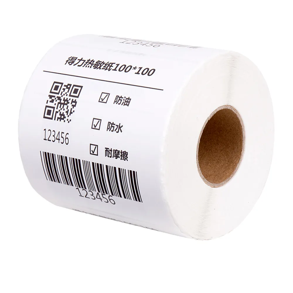 Düşük adedi 4x6 etiket uyumlu termal yazıcı nakliye etiketleri termal kağıt nakliye etiketi için