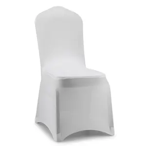 High Quality Custom Logo Printed or Solid Color Spandex Wedding Chair Covers